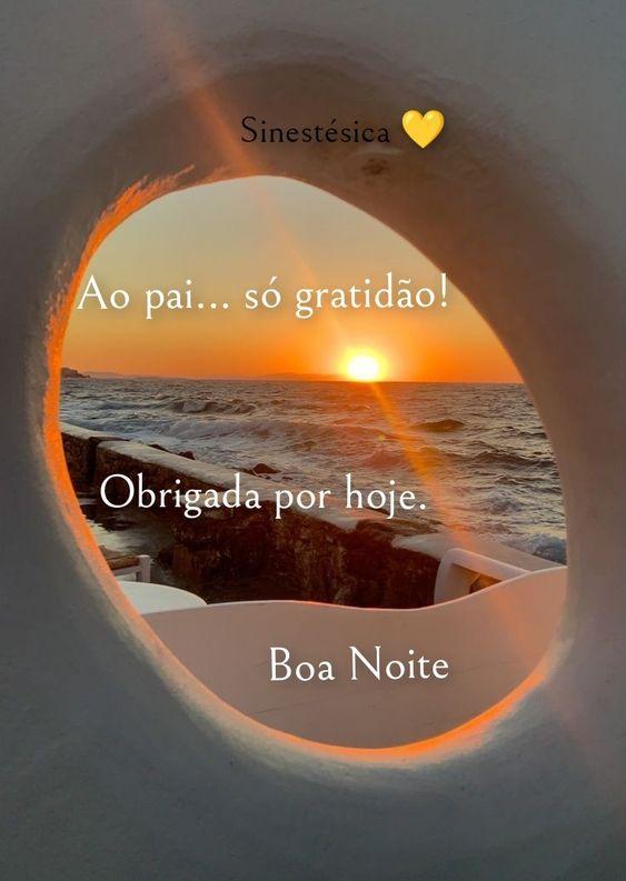 Frases de Boa noite com amor e carinho - obrigada por hoje