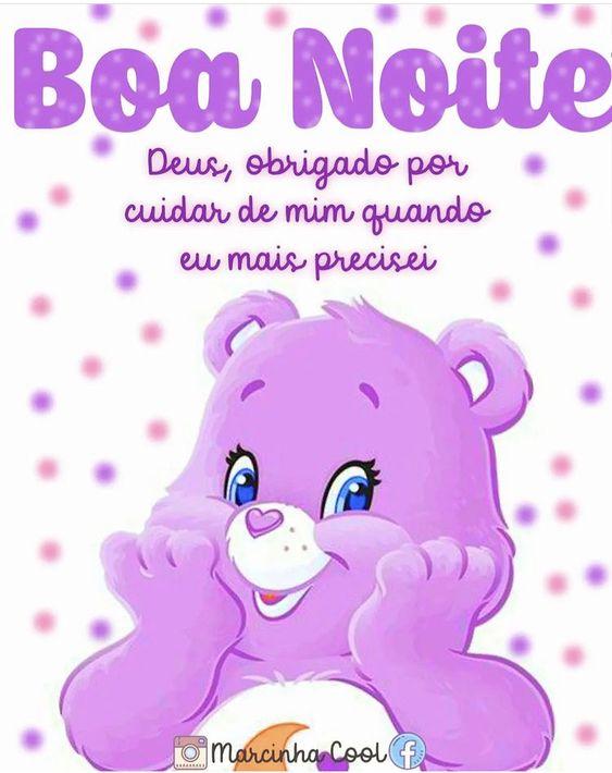 Frases de Boa noite com amor e carinho - Deus cuida de mim