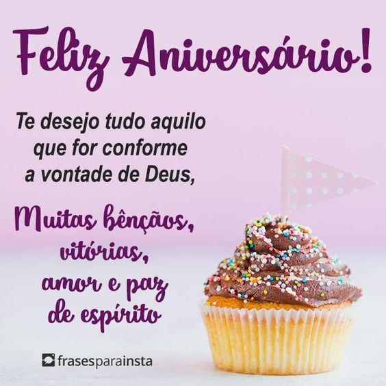 Feliz aniversário mãe, Te desejo tudo aquilo  que for conforme a vontade de Deus