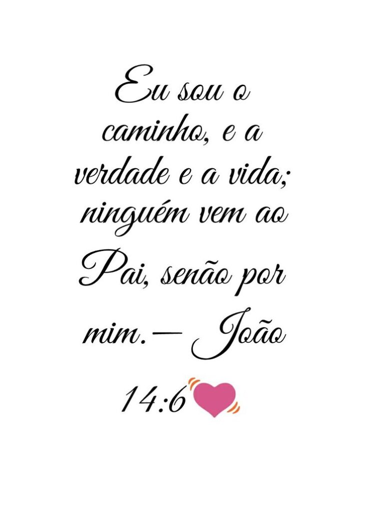 Versículo de João 14:6 da Bíblia