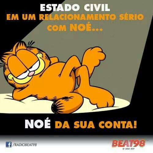 Status de Relacionamento com o Garfield