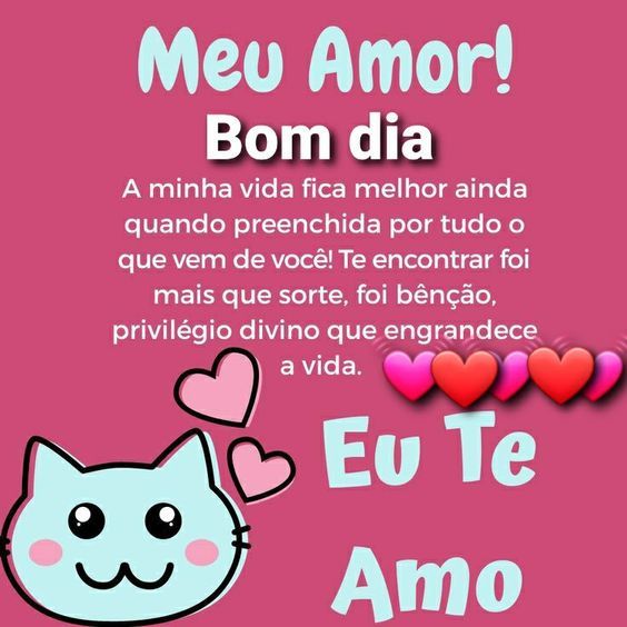 Bom dia para Crush com eu te amo