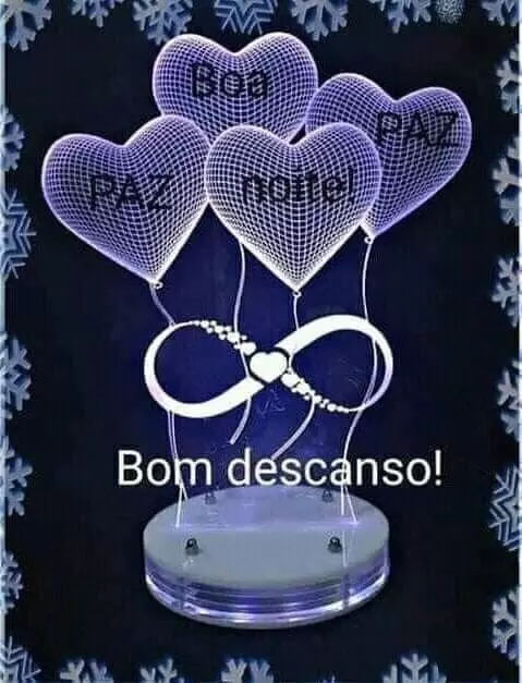 Lindos corações de boa noite