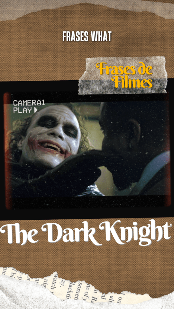 A frase "Why so serious?" de Heath Ledger em The Dark Knight tornou-se um ícone do cinema de super-heróis.