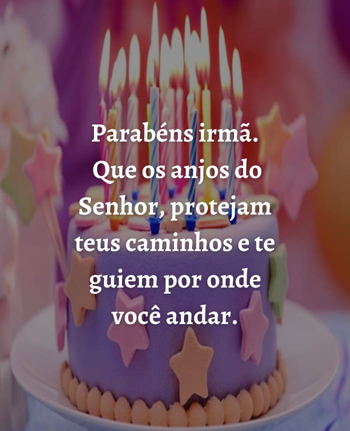 Feliz aniversário, minha irmã querida!