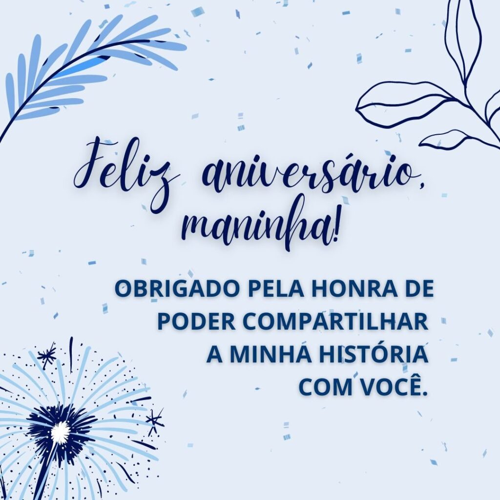 Uma mensagem personalizada mostra o cuidado e a atenção dedicados à sua irmã. Ela ressalta a individualidade dela e destaca como é especial para você.