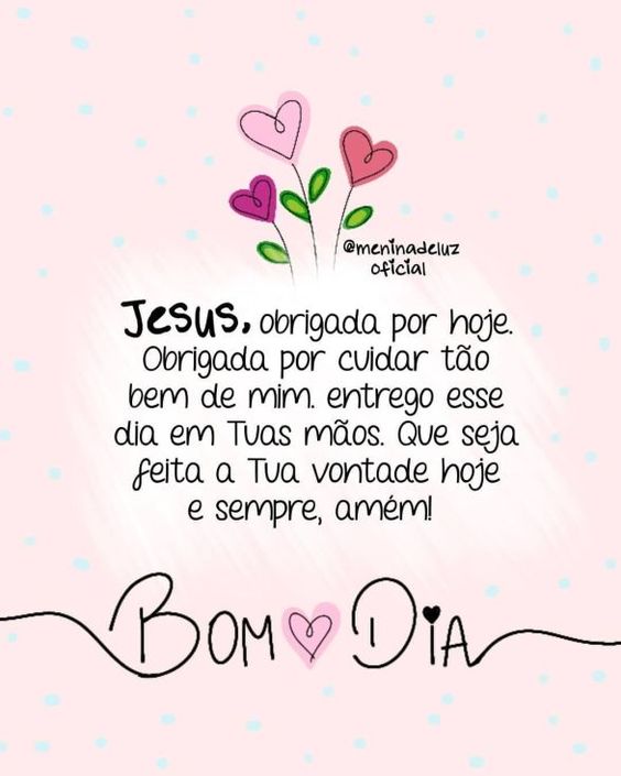 Bom dia com gratidão a Jesus