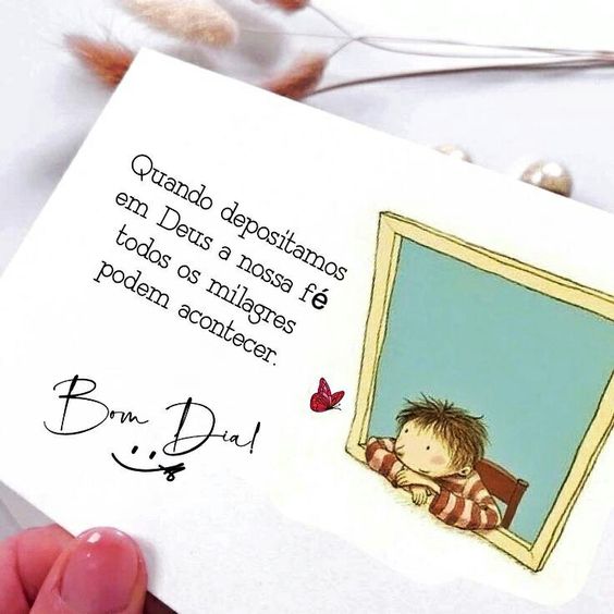 Bom dia em Deus a nossa fé