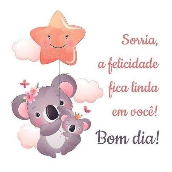 Bom dia com felicidade