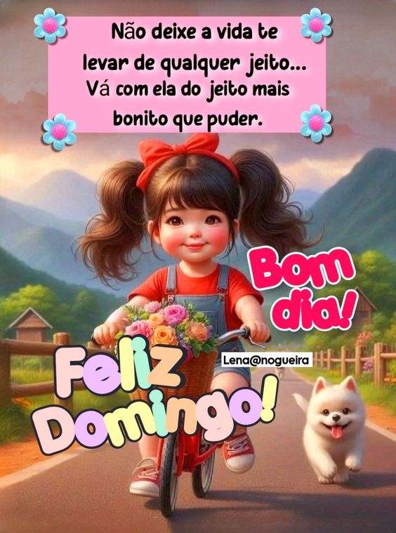 Feliz domingo bom dia