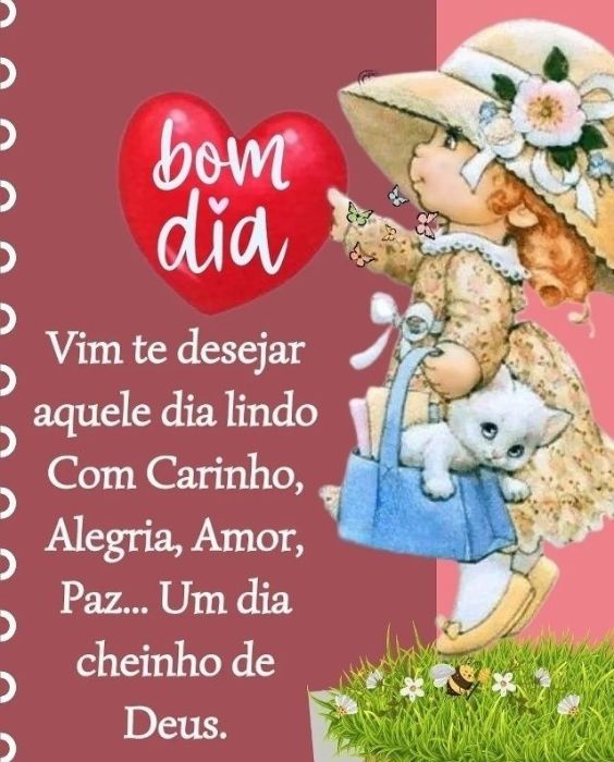 Bom dia lindo com carinho