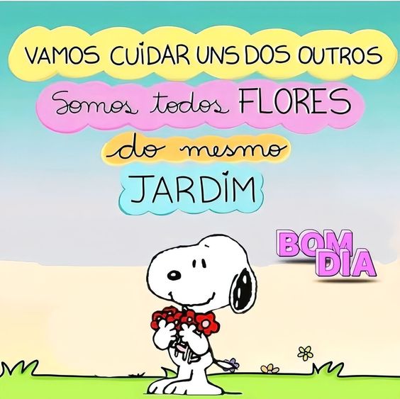 Bom dia especial Snoopy