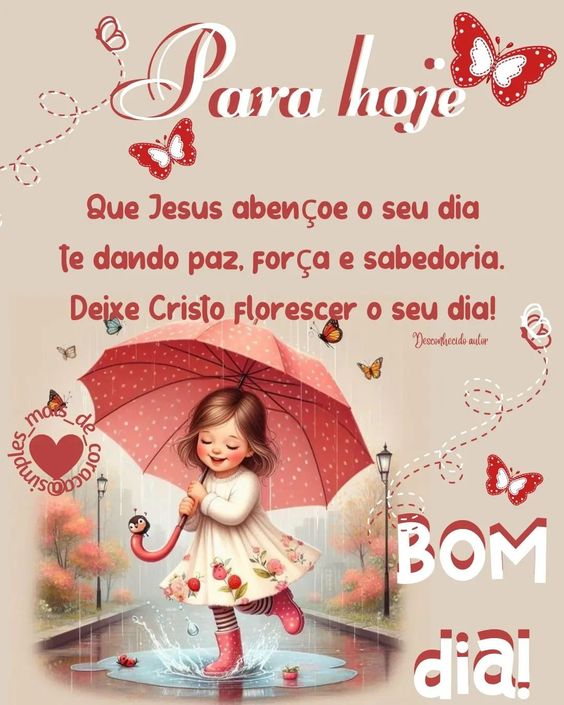 Bom dia que Jesus abençoe