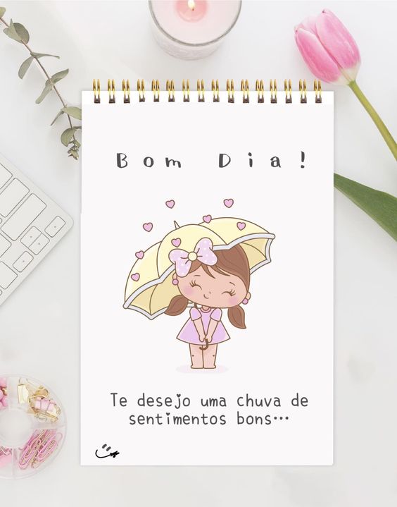 Bom dia especial de sentimentos bons