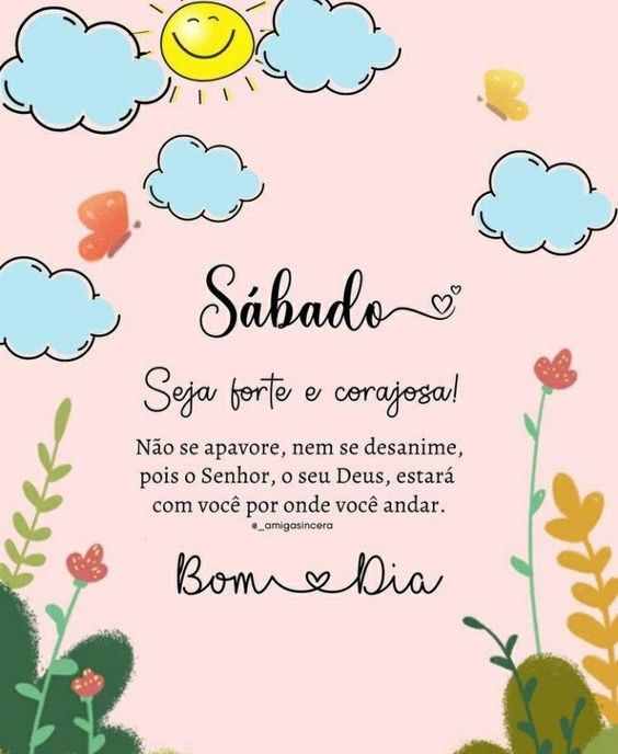 Sábado bom dia com Deus